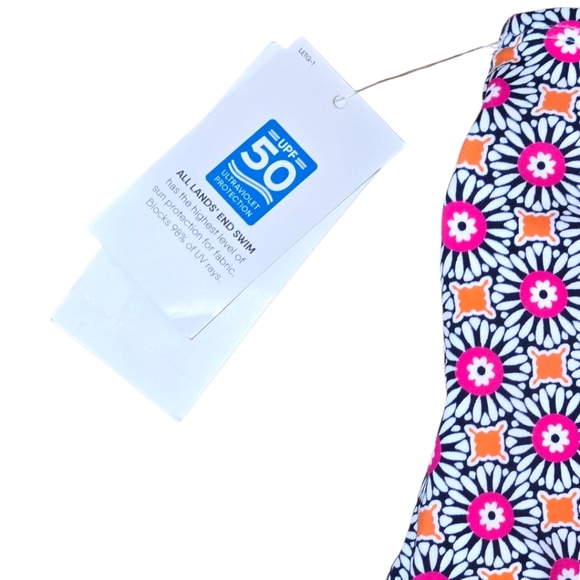 Lands' End Women's UPF 50 Full Coverage High Waist Twist-Front Bikini Bottom M - Picture 6 of 9